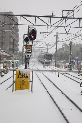 中目黒を歩く　東京で13年ぶりの大雪