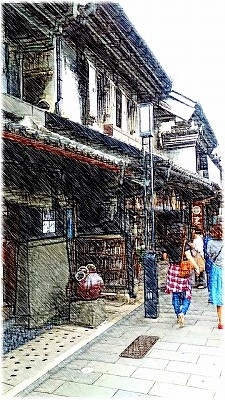 川越散歩｜みどり屋のやきそばと夕暮れの昭和の街並みをぶらり散歩だ
