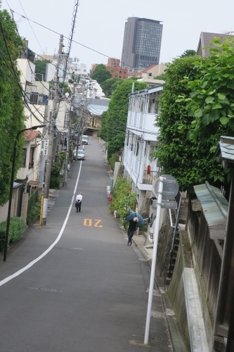 幽霊坂を散歩（東京都港区三田）やっぱり幽霊がでるらしい
