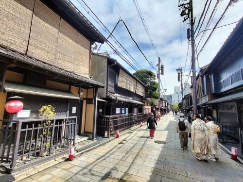 祇園を散歩|桜満開の京都で歴史の街祇園と裏路地ををぶらり散歩して