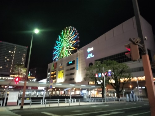 天文館を散歩|老舗山形屋と夕暮れに染まる桜島をみて黒豚とんかつ