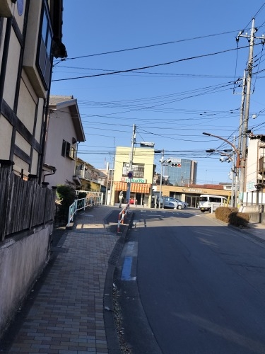 弁慶坂を散歩(府中市片町)旧甲州街道・高安寺の門前町に弁慶坂あり